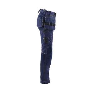 BLAKLADER - 713013708800D20 Women’s craftsman <b>trousers</b> with stretch <b>Navy</b> Blue - EAN 7330509857861 <b>WORK</b> <b>TROUSERS</b> - Product Image 3