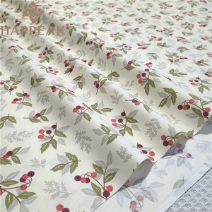 Happeak Mềm Tana Cỏ 100% Bông Hoa Vải Thoáng Khí Dâu Tây In Poplin Vải - Product Image 3