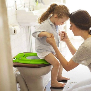 Couvre-siège <span class=keywords><strong>de</strong></span> <span class=keywords><strong>toilette</strong></span> pliable en silicone souple, écologique, en forme d'animal personnalisé, lavable, pour bébés, tout-petits et enfants - Product Image 3