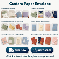 Enveloppes en papier esthétique rose avec logo en feuille d'or, papeterie décorative, invitations de mariage, cartes de remerciement, cartes de vœux