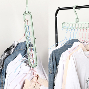 Porte-vêtements rotatif magique à 9 trous pour placard domestique, le plus vendu en gros directement de l'usine - Product Image 2