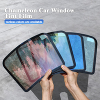 Película de Tinte para Ventanas de Auto Camaleón PET de Alta Calidad, UV99 Anti UV, Antienvejecimiento, Aislamiento Térmico de Larga Duración IRR