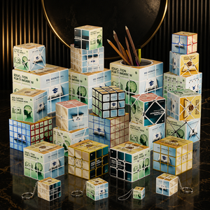 Colección de <span class=keywords><strong>Cubos</strong></span> de Rompecabezas Personalizados con Impresión UV a Todo Color, <span class=keywords><strong>Cubos</strong></span> Blancos Sublimables para Diseño DIY, Juguete Promocional al por Mayor - Product Image 1