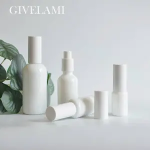 Bán Hàng Nóng 5Ml-100Ml Hợp Đồng Phong Cách Trắng Sứ Phun Chai Với Nắp Trắng Chăm Sóc Da Bao Bì Serum Container