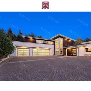 انجيا للماء باب ألمونيوم للمنزل الخارجي باب زجاجي للمرآب العزل باب المرآب - Product Image 6