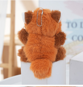 Peluches Adorables de <span class=keywords><strong>Mapache</strong></span> y Panda Rojo, Juguetes de Peluche para Máquina de Garras, Llavero de Peluche de <span class=keywords><strong>Mapache</strong></span> y Panda Rojo - Product Image 3