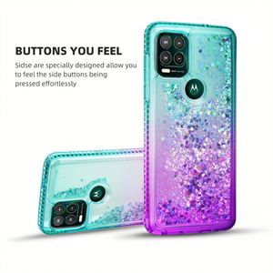 เคสโทรศัพท์กลิตเตอร์ไล่ระดับสีสำหรับ Moto G Stylus 5G ปลอกด้านหลังเป็นทรายเหลว - Product Image 3