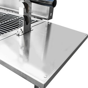 Brocheta de acero inoxidable Barbacoa Estufa de carbón Parillia Rotatif Hibachi <span class=keywords><strong>Parrilla</strong></span> de barbacoa con capucha - Product Image 5