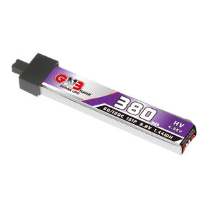GAONENG GNB 1S 380mAh 3.8V 60C Tête plastique A30 HV RC LiPo Batterie Inductrix FPV BNF BLADE Horizon <span class=keywords><strong>eflite</strong></span> Upgraded from 300MAH - Product Image 1