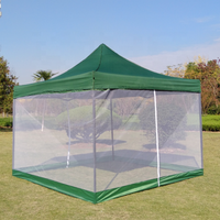 Tentes d'extérieur personnalisées auvent pliant gazebo 4 murs moustiquaire à parois latérales gazebo 3x3 tente