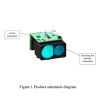 Capteur de distance laser haute fréquence 150m 10000HZ Module Lidar pour véhicule