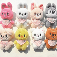 Mini porte-clés poupée de dessin animé, pendentif mignon, breloque de sac, décoration décontractée tendance, souvenir pour fans, cadeau, vente en gros