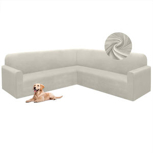 غطاء أريكة مقاوم للخدوش بلون البيج الفاتح لغرفة المعيشة، غطاء واقي للأريكة، الأكثر مبيعًا - Product Image 1