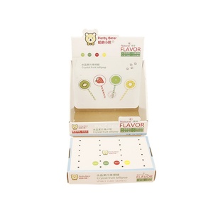 Custom Paper Cardboard Shelf Ready Chocolate Product Retail Packaging Counter Display <b>Box</b> Fast Food Display Counter - Product Image 2