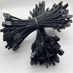 Кабельная сборка Custom 4Pin 22AWG NANO-FIT2.5-4P, 2.5-4P, с ПВХ изоляцией, луженый медный проводник, черный жгут проводов - Product Image 4