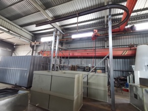 Réservoir de trempage chimique avec bain de lavage, équipement de prétraitement des surfaces métalliques, ligne de revêtement en poudre industrielle, machine de dégraissage - Product Image 5