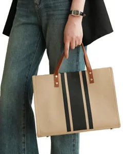 Wholesale Wonderful Design Jute Bag HandBag For Ladies Beach Summer Bag Shopping Bag