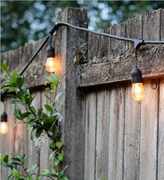 Guirlande lumineuse LED S14 étanche IP65, dimmable, incassable, style Edison E27, pour extérieur, vintage, pour fêtes, jardins et cafés