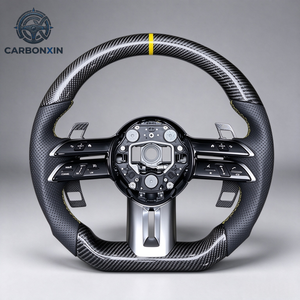 Volant sport en cuir personnalisé de qualité supérieure pour Mercedes-Benz CLS W218 W219 550 500 Classe C W205 W204 Classe G Classe S W221 - Product Image 1