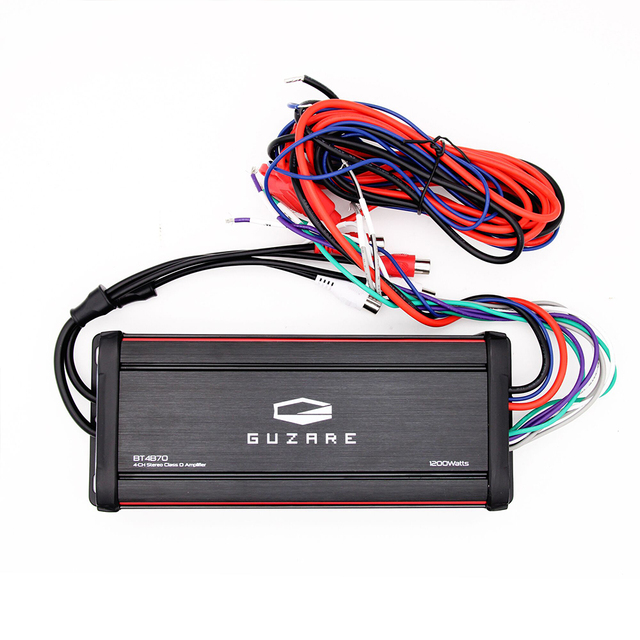 GUZARE Full Range Class D Marine Amplifier Waterproof IPX7 Designed for Easy Installation on Your Boat,yacht,motorboat,ATV,UTV