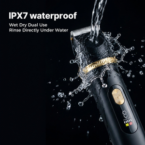 Recortadora <span class=keywords><strong>de</strong></span> Pelo Inalámbrica Recargable Impermeable IPX7, Afeitadora y Recortadora Corporal con Cuchilla <span class=keywords><strong>de</strong></span> Cerámica para Pecho, Piernas y <span class=keywords><strong>Vello</strong></span> Púbico - Product Image 3