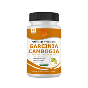 Capsules de Garcinia Cambogia haute puissance à action rapide pour la gestion du poids et la suppression de l'appétit, 90 unités, complément alimentaire à base de plantes - Product Image 1