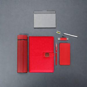 Neu ver öffentlich tes 5-in-1-LED-Getränkeflaschen-Geschenkset A5 Notebook USB-Laufwerk Power Bank Metallstift-für Auto begeisterte-Für - Product Image 5
