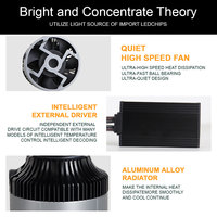 LELANPU H4 D2S Lucas 12V Remote 9005 Strobe Automovil 3157 Chrome Motorcycle Lighting Lamp RGB G1 Car Led Headlight Light Bulbs