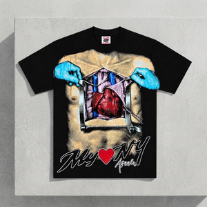 เสื้อยืดลายพิมพ์ Lucky Diamonds Do Drugs Not War แขนสั้นสำหรับผู้ชาย สไตล์สตรีท คอกลม ทรงหลวม ผ้าฝ้าย 100% AMS SPORTS INTL - Product Image 2