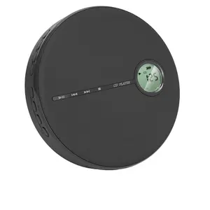 便携式光盘播放器discman具有小屏幕和内置电池防震防跳跃的无线连接