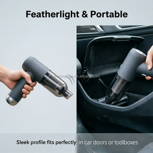 Mini <span class=keywords><strong>aspirateur</strong></span> portable pour voiture - Rechargeable, aspiration 5000Pa, 45W, Type-C, 2600mAh - Product Image 2