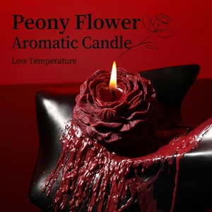 Candela Artigianale Personalizzata a Forma di Peonia con Cera a Bassa Temperatura, Regalo Romantico <span class=keywords><strong>per</strong></span> Coppie, Souvenir - Product Image 1