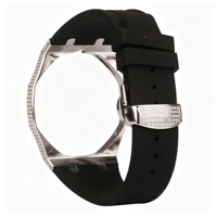 VVS Mossanit-Diamant Uhrenarmband aus Metall, Testgeprüft, für Royal Pop AP Swatch Diamantuhren