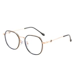 Nouvelles lunettes anti-lumière bleue à monture octogonale complète, monture hybride en métal TR, légères, unisexes, pour adultes, YC5106 C1 - Product Image 1