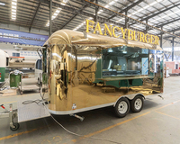 Camion de nourriture approuvé par les États-Unis, support de limonade en acier inoxydable, machine à crème glacée, équipement de café, camion à bière