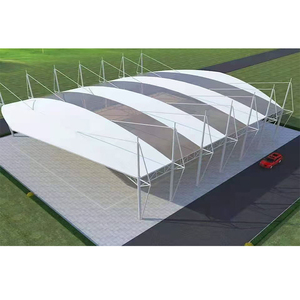 Estructura de Acero con Membrana Tensada y Recubrimiento PVDF para Techos de Grandes Estadios, Diseño Arquitectónico Moderno - Product Image 3