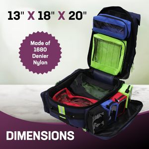 Bolsa de Almacenamiento de Medicamentos Portátil para Viajes, Bolsa de Primeros Auxilios Multiusos para Dormitorios Estudiantiles - Product Image 3