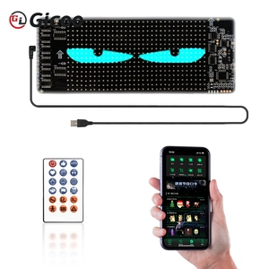 Colorful Car Devil Eyes Light Led Soft Screen DIY Car Windshield Dynamic LED Smart <b>Phone</b> App <b>Control</b> Flexible Matrix Screen - Product Image 6