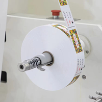 Machine d'impression d'étiquettes en tissu Flexo CI double face 8 couleurs JR-1262 pour rubans, autocollants et étiquettes d'entretien des vêtements