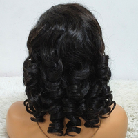 Promotion Letsfly : Perruques en cheveux humains 4x4 Loose Wave, 18 pouces, bouclées et colorées, perruque vierge brésilienne, perruques Lace Front
