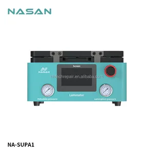 NASAN NA-SUPA1 2 in1 Mini-Laminier-und Debubble-Maschine mit Vakuumpumpe für iPhone für Samsung Flat Curved Screen Lcd-Reparatur
