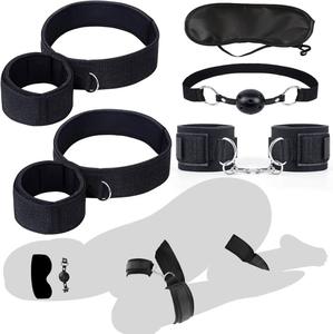 Çift esaret BDSM sahne uyluk ve ves ğılar için dokuma sapanlar yatak bacak sınırlamalar yetişkin seks oyuncakları - Product Image 1