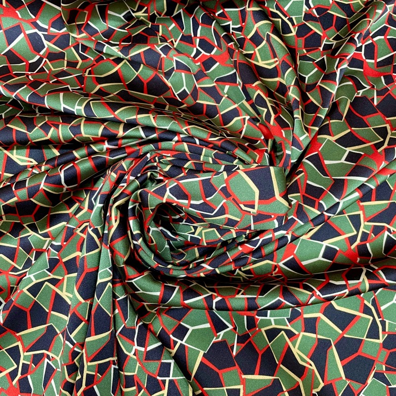 geometric upholstery fabric