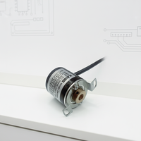 Encoder Rotary Absolut 10 Bit Murah dengan Poros Berongga 8mm, Encoder Absolut RS485 Modbus RTU
