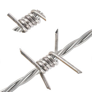 Hot Dipped Galvanized Wire Reverse Twisted Barbed Wire High Strength Steel Wire <b>Mesh</b> Security <b>Fencing</b> - Product Image 5