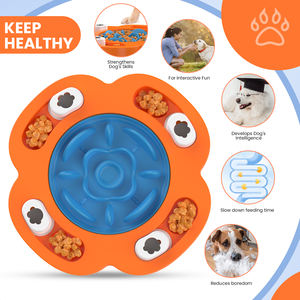 Yeni <span class=keywords><strong>Pet</strong></span> istihbarat zihinsel IQ eğitim interaktif köpek bulmaca tedavi dağıtıcı oyuncak yalamak Mat yavaş besleyici kase - Product Image 2