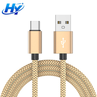 Câbles de données USB-A vers Type-C en tressé pour téléphones, 5V 2A, compatibles Android, iPhone et Samsung – Vente en gros d'accessoires mobiles