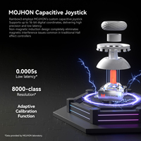 Manette de jeu Mojhon Rainbow 3 CH3 2000Hz avec joystick capacitif NearLink, 16 boutons micro-interrupteurs, RGB, compatible PC, Switch, iOS, Android