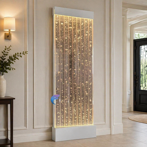 Customized Modern Acrylic Water Bubble Wall <b>Panel</b> <b>Decorative</b> Room Divider Partition with RGB LED Lighting for Hotel - Product Image 1