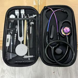 Trousse de diagnostic médical complète : Stéthoscope, marteau, diapason, lampe de poche LED, otoscope et kit d'examen ORL - Product Image 3